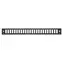 Equip Patchpanel 24x SC-Duplex černý / Patch panel / Optický / 1U / 19" / ocel