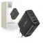 Tech-Protect NC100W-GAN černá / Síťová nabíječka / GaN / 3x USB-C PD 100W / 1x USB-A QC3.0