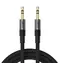Acefast J10 černá / Audio kabel / Jack 3,5mm (M) - Jack 3,5mm (M) / 1 m
