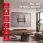 Maclean MC-187 černá / Nástěnný držák pro TV / VESA max. 400x400 mm / 32-75" / nosnost 45 kg / náklon 0-8°