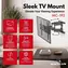 Maclean nástěnný držák TV černá / Nástěnný držák pro TV / 32-70" / VESA 100x100-400x400 / nosnost 40 kg