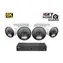 iGET HOMEGUARD HGNVK88604 / 8 kan. 6K rekordér NVR / 4xIP67 6K kamera / PoE / zvuk / AI detekce / LAN / HDMI
