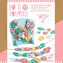 DJECO DIY Vyšívané náhrdelníky / Kreativní sada / vyšívání korálků / stojánek na vystavení