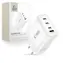 Tech-Protect NC100W-GAN bílá / Nabíjecí adaptér / GaN / 3x USB-C / 1x USB-A / PD, QC 3.0