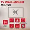 Maclean nástěnný držák TV černá / Nástěnný držák pro TV / VESA 75x75-400x400 mm / 32-55" / nosnost 45 kg