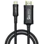 Acefast C1 černá / Video kabel / USB-C na HDMI / 4K 60Hz HDR / 1,8 m