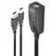 Lindy USB přepínač klávesnice a myši černá / KVM switch / 3x USB 2.0 / kabel 1,1 m