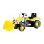 DOLU Šlapací traktor s rypadlem žlutý / Nosnost 50 kg / od 3 let / 113x53x45 cm