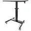 StarTech Mobilní stojan na kolečkách černá / Pracovní stanice / výškově nastavitelná / nosnost 30 kg / 60x80x110 cm