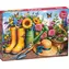 CHERRY PAZZI Puzzle Zlaté holínky v zahradě / 1000 dílků / 50 × 70 cm