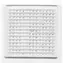 PLAYBOX Podložka pro zažehlovací korálky čtverec / Průhledná / 7,5 × 7,5 cm