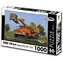 RETRO-AUTA Puzzle TRUCK č.11 Tatra 138 6x6 autobagr D-032a / 1000 dílků / 66 × 47 cm