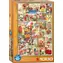 EUROGRAPHICS Puzzle Katalog semínek: Květiny / 1000 dílků / 48 x 68 cm