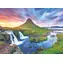 EUROGRAPHICS Puzzle Vodopád Kirkjufell, Island / 1000 dílků / rozměr 68 x 48 cm