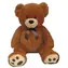 MAC TOYS Plyšový medvídek světle hnědý 60 cm / Plyšová hračka / Plyš