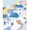 NORIMPEX Diamantové malování Modré střechy v Santorini / 30x40 cm