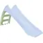 MOCHTOYS Skluzavka 116cm světle modrá / s napojením na hadici / protiskluzové schůdky / 123 × 36 × 62,5 cm