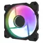darkFlash DR08 černá / Ventilátor / 120 mm / 800-1600 RPM / 30 dBA / A-RGB