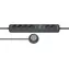 Brennenstuhl Eco-Line Comfort antracit / Prodlužovací kabel / 6x zásuvka / nožní spínač / osvětlený / 2 m