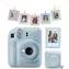 Fujifilm INSTAX MINI 12 Mega Pack modrá / Analogový fotoaparát / Instantní fotografie / pouzdro + album v balení