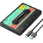 Orico 2580C3-V1-BK-EP černá / Externí box / 2,5" SATA / USB-C / 6 Gbit/s