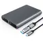 Orico Duální externí box pro 2x M.2 SATA/NVMe SSD šedá / Externí box / USB-C 3.2 / 6 Gb/s SATA / 10 Gb/s NVMe