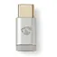 Nedis Adaptér USB-C - USB Micro-B stříbrná / Adaptér / USB 2.0 / 480 Mbps / pozlacené konektory