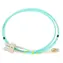Extralink LC/UPC-SC/UPC / Patchcord / Multimódový / Duplex / OM3 / 3 mm / 1 m