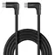 Lindy USB-C - USB-C 90° černá / USB kabel / USB 3.2 Gen 2 / 10 Gbit/s / 1 m / PD 60W