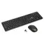 iBOX Workstation Pro Kit černá / Bezdrátová klávesnice a myš / 2,4 GHz / 800-1600 DPI / US layout