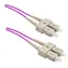 XtendLan FO patch SC-SC 5m / Optický patch kabel / 50/125 duplex OM4 / LS0H