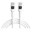 Techly USB-C - USB-C kabel 1 m bílá / Kabel / USB 2.0 / rychlonabíjení PD 60W