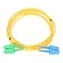 Extralink SC/UPC-SC/APC žlutý / Patchcord / Jednomódový / Duplex / G652D / 5 m