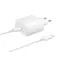 Samsung EP-TA845EWE + EP-DW767JWE 45W bílá / Cestovní nabíječka + kabel / USB-C/USB-C / Power Delivery