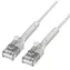 Extralink bílý patch kabel / Patch kabel / Cat.6A U/FTP / RJ45-RJ45 / 1m / 1 Gbit/s