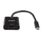 Lindy USB-C - DisplayPort černá / Převodník / 4K 144Hz / DisplayPort 1.4 / 21cm