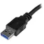 StarTech USB 3.1 Gen2 na SATA černá / Adaptér / 0,5 m / ASMedia ASM1351 / napájený