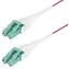 StarTech LC/LC OM4 10 m fialová / Optický kabel / Multimode duplex / 50/125 / 100 Gb/s