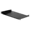 StarTech 1U serverová police černá / Police / Ocel / Nosnost 20 kg / 482,6 x 254 x 44,5 mm