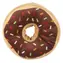 HUHUBAMBOO Hračka pro psy Donut / Plyšová / 12x12x3,5 cm