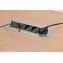 Brennenstuhl Indesk-Power stříbrno-černá / Stolní zásuvka / 3x zásuvka / 2x USB-A / 2100 mA / 2 m