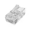Nedis RJ45 Pass Through konektor CAT6 / Konektor RJ45 / UTP / Pozlacený / 10 ks / Transparentní