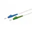 OPTIX LC/APC-LC/UPC bílý / Optický patch kabel / simplex / 9/125 / armovaný LSZH 3 mm / 3 m