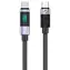 Orico LDC2C černá / Datový kabel / USB-C na USB-C / LED displej / 100W PD / 2 m / 2 ks