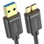 Unitek Y-C461GBK černá / Kabel USB / USB 2.0 / USB-A (M) - Micro-USB B (M) / 1 m