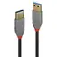 Lindy Anthra Line USB-A - USB-A 0,5 m černá / Kabel USB / USB 3.2 Gen 1 / 5 Gbit/s