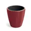 PROSPERPLAST Květináč ORO s vkladem retro červená / 34,9 cm / 25 l / Plast