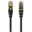 Orico PUG-C7 černá / Síťový kabel / Cat 7 / RJ45-RJ45 / kulatý / 10 Gbps / 0,5 m