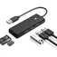 Orico PAPW3AT-U3 černá / USB hub / 3x USB-A 3.0 / čtečka microSD/SD karet / kabel 1 m