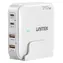 Unitek GaN 70W bílá / Nabíječka / 2x USB-C / 2x USB-A / PD